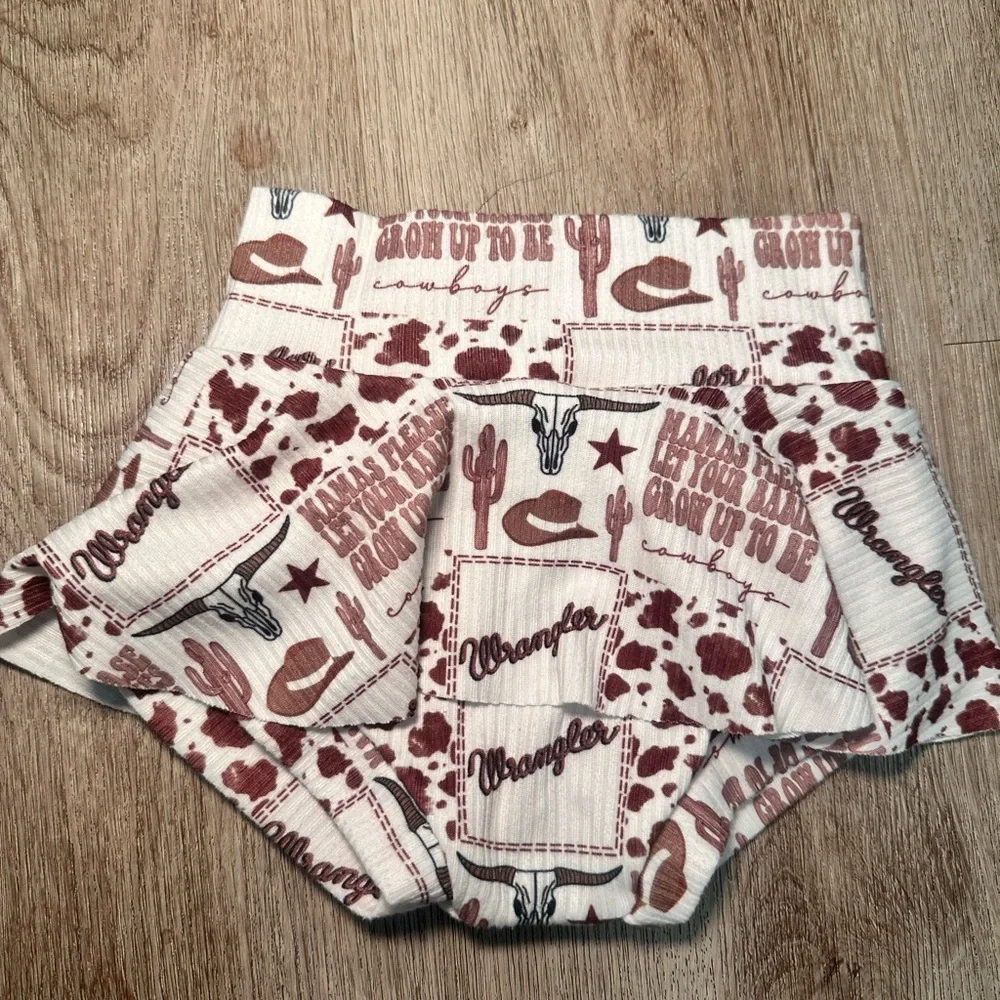 Kids Western Print Outfit